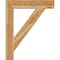 Ekena Millwork Traditional Block Rough Sawn Bracket, Western Red Cedar, 6"W x 36"D x 44"H BKT06X36X44TRA05RWR - alternate 4